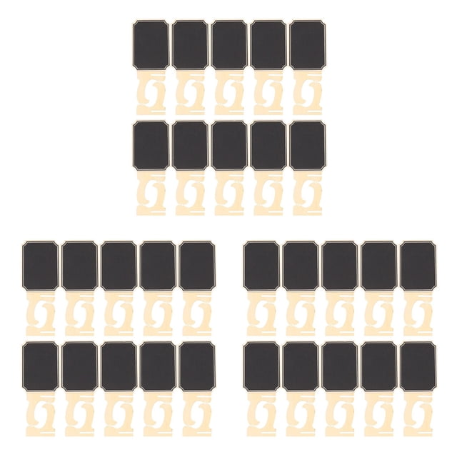 Paquete de 60 Mini Pizarras con Soporte,Tarjetas Tabla Rectángulo Pequeño Pizarra Pequeña de Madera para Bodas Fiestas de Cumpleaños Etiqueta de Alimentos Número de Mesa