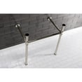 thumbnail image 4 of Kingston Brass VPB33086 Stainless Steel Console Sink Legs in Polished Nickel, 4 of 7
