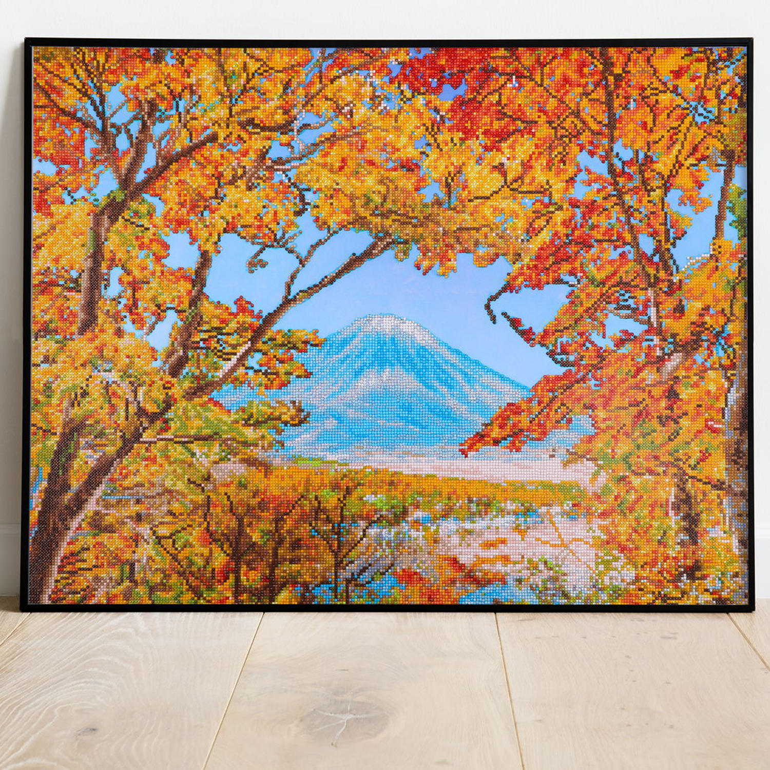 Diamond Dotz Autumn Mountain Landscape Diamond Painting Kits for Adults - Diamond Art Kits a Relaxing Creative Craft Kit with Dotz Gems 22.1"x28.4"
