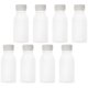 thumbnail image 5 of 8 Pack Reusable Clear Plastic Juice Bottles with Lids for Home Use ABS Transparent Design, 5 of 5