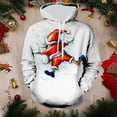 thumbnail image 3 of Sudadera con capucha para hombre con estampado 3D de Papá Noel, de otoño e invierno, cálida y moderna, informal, para uso diario, 3 of 4