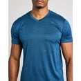 thumbnail image 4 of Real Essentials 5 Pack: Men’s V-Neck Dry-Fit Moisture Wicking Active Athletic Tech Performance T-Shirt, 4 of 7