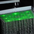 thumbnail image 4 of Multiple Colors Led Shower Head Bathroom Rainfall Shower Heads Square Tricolor, 4 of 4