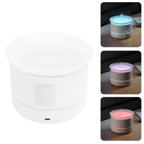 Difusor De Aceite Que Cambia De 7 Colores, Humidificador Difusor De Aromaterapia Con Apagado Automático, Niebla Fina De 200ml, Silencioso Para Oficina