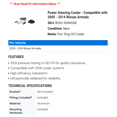 thumbnail image 2 of Power Steering Cooler - Compatible with 2005 - 2014 Nissan Armada 2006 2007 2008 2009 2010 2011 2012 2013, 2 of 2