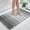 Grey, variant on Smiry Luxury Chenille Bathroom Rugs, Shaggy Absorbent Bath Rugs, Non-Slip Bath Mats for Bathroom, 16x24, Black