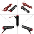 thumbnail image 1 of ANGGREK Car Lighter Plug, 12V-24V Lighter Connector With Wire Switch Button For Automotive For Automobile, 1 of 8