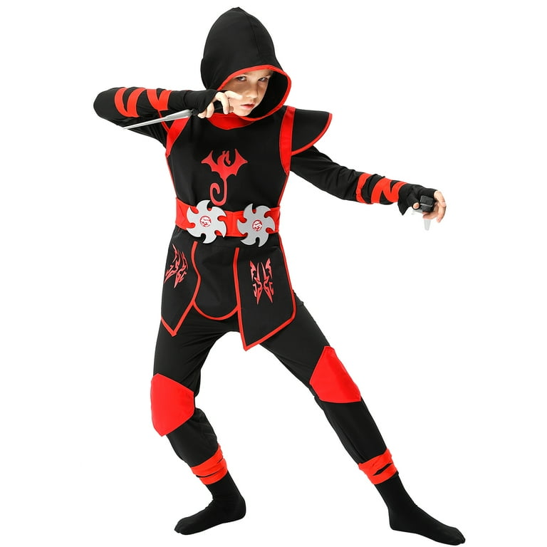 Halloween Costume For Kids Christmas New Year Party Black Boys Ninja  Assassin Warrior Purim Costumes For Children Cosplay Boy - Cosplay Costumes  - AliExpress