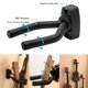 thumbnail image 4 of Juego de 6 ganchos de pared para guitarra acústica, ukelele, bajo, mandolina y banjo - Colgador de pared negro, 4 of 5