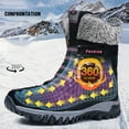 thumbnail image 5 of RIBONGZ Women Snow Boots Warm Winter Shoes, 5 of 8