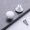 White, variant on Ikohbadg Single-Hole Cabinet Knobs with Hardware for Kitchen, Cupboard, Closet, Bathroom, and Dresser Drawers - 1 Piece