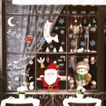 thumbnail image 2 of Pegatinas de Feliz Navidad para el hogar, decoración de ventana, copo de nieve, Papá Noel, alce, muñeco de nieve, pegatina de pared, decoración de escaparate, 2024, 2 of 4