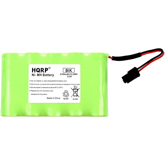 HQRP Backup Battery Compatible with GE Interlogix Simon Xti XTi-5 Security System 600-XTI-BAT A2100Mah 6V Wireless Control Panel