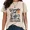 A-Apricot, variant on UNISHE Womens Choosin Texas Print T Shirts Vintage Washed Western Country Graphic Tee Casual Streetwear Tops Pink, M