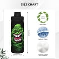thumbnail image 4 of Slimer Ghostbusters Sports Insulated Water Bottles Kettle Stainless Steel Portable Cup18OZ For Travel Gym School, 4 of 8
