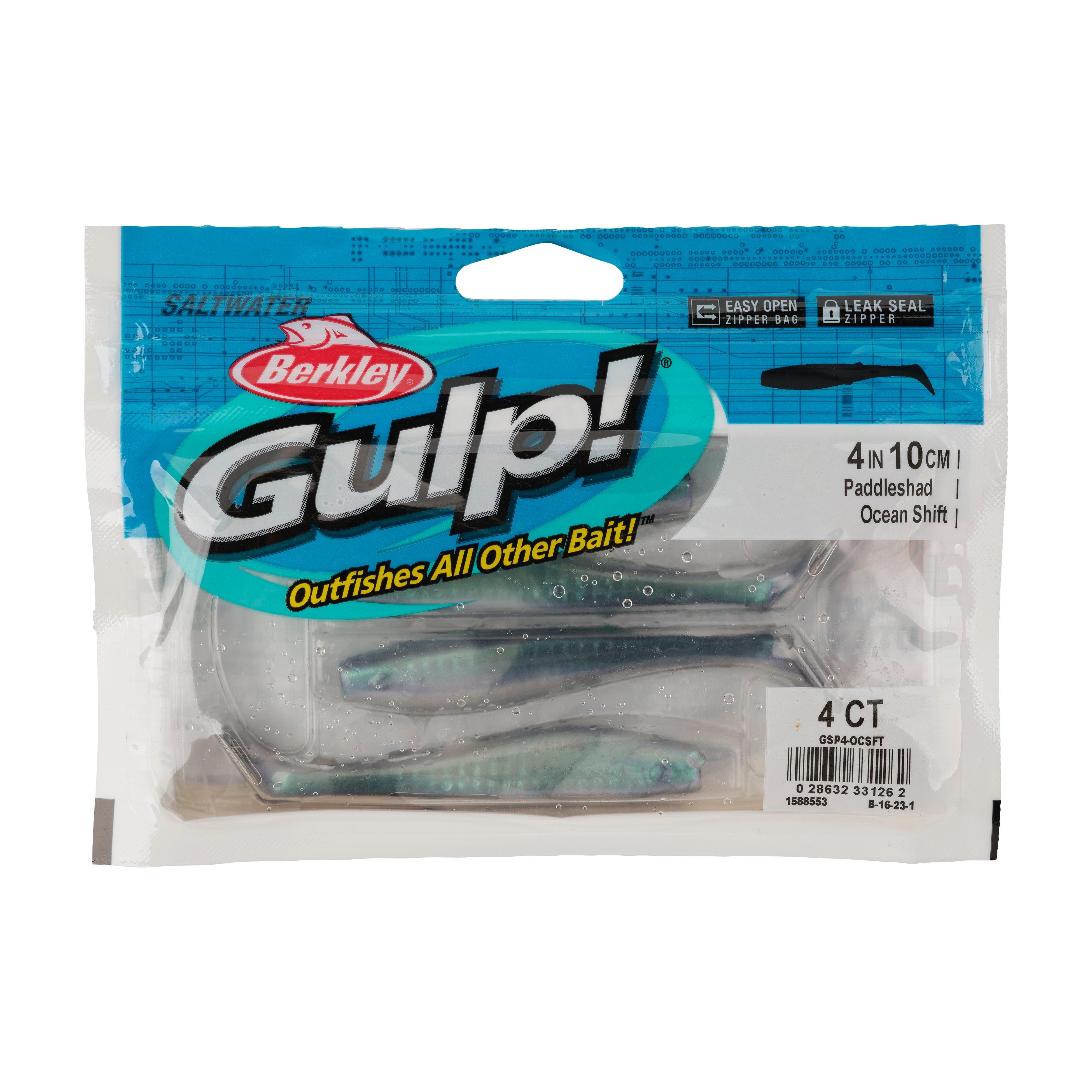 Berkley Gulp!® Saltwater Paddleshad, 4 in, Ocean Shift