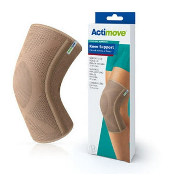 Actimove Knee Support Closed Patella, 2 Stays, Beige, Small (12-1/4 in - 14-1/4 in)