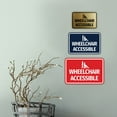 thumbnail image 2 of Signs ByLITA Classic Framed Wheelchair Accessible Sign (Ivory/Dark Brown) - Small, 2 of 8