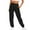 BL01-Black, variant on Women's Lightweight Joggers Pants with Pockets Athletic Workout Joggers for Women with Elastic Waist 2024 Brown L
