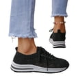 thumbnail image 5 of Orthopedic Shoes for Women, Women's Floral Embroidery Lace Mesh Air Cushion Sneakers Lightweight Platform Comfort Casual Tennis Shoes Hollow Out Running Shoes Non-Slip Travel Working Shoes, 5 of 7