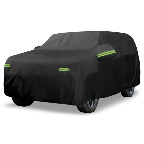 Unique Bargains Waterproof Car Cover for Toyota 4Runner 2002-2023 with Zipper Black