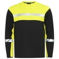 thumbnail image 1 of Projob Mens Progression Hi-Vis Long-Sleeved T-Shirt, 1 of 4