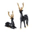 thumbnail image 3 of Animal Decoration 1 Pair Elk Decor Designed For Christmas Home Settings Complementing Modern Decor With Elegant Black Touch, 3 of 3