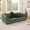 Olive Green, variant on Noble House 55" Comfortable Elevated Pet Sofa, Elegant Oversized Linen Dog Bed with Support Armrests, Dark Gray