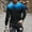 Blue, variant on Mens Shirts,Mens Fall And Winter Fashion Casual Round Neck Long Sleeve Pullover Stripe Printed Comfort Work T Shirt