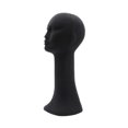 thumbnail image 2 of Cabeza De Maniquí Flocado espuma cabeza molde pelucas gafas sombrero bufanda soporte de exhibición (negro), 2 of 4