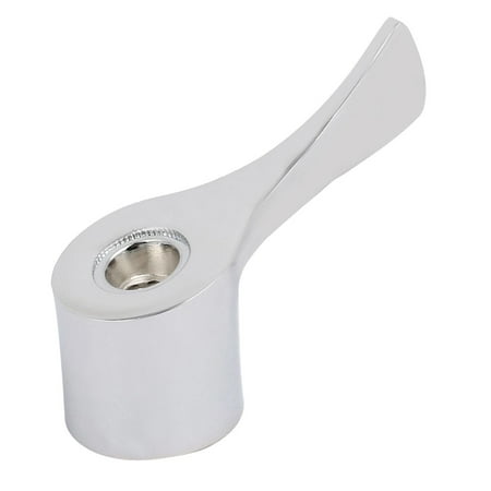 Plate Lever Handle - 70mmx28mmx30mm Faucet Zinc Alloy Chrome Plated Single Lever Handle Knob w Screw