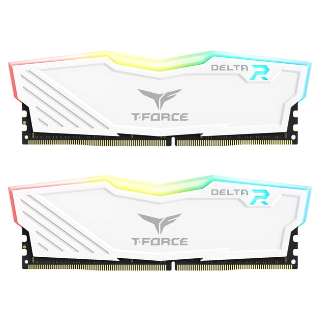 Memoria RAM DDR4 16G 3600MHz TEAMGROUP DELTA RGB CL18 Blanco