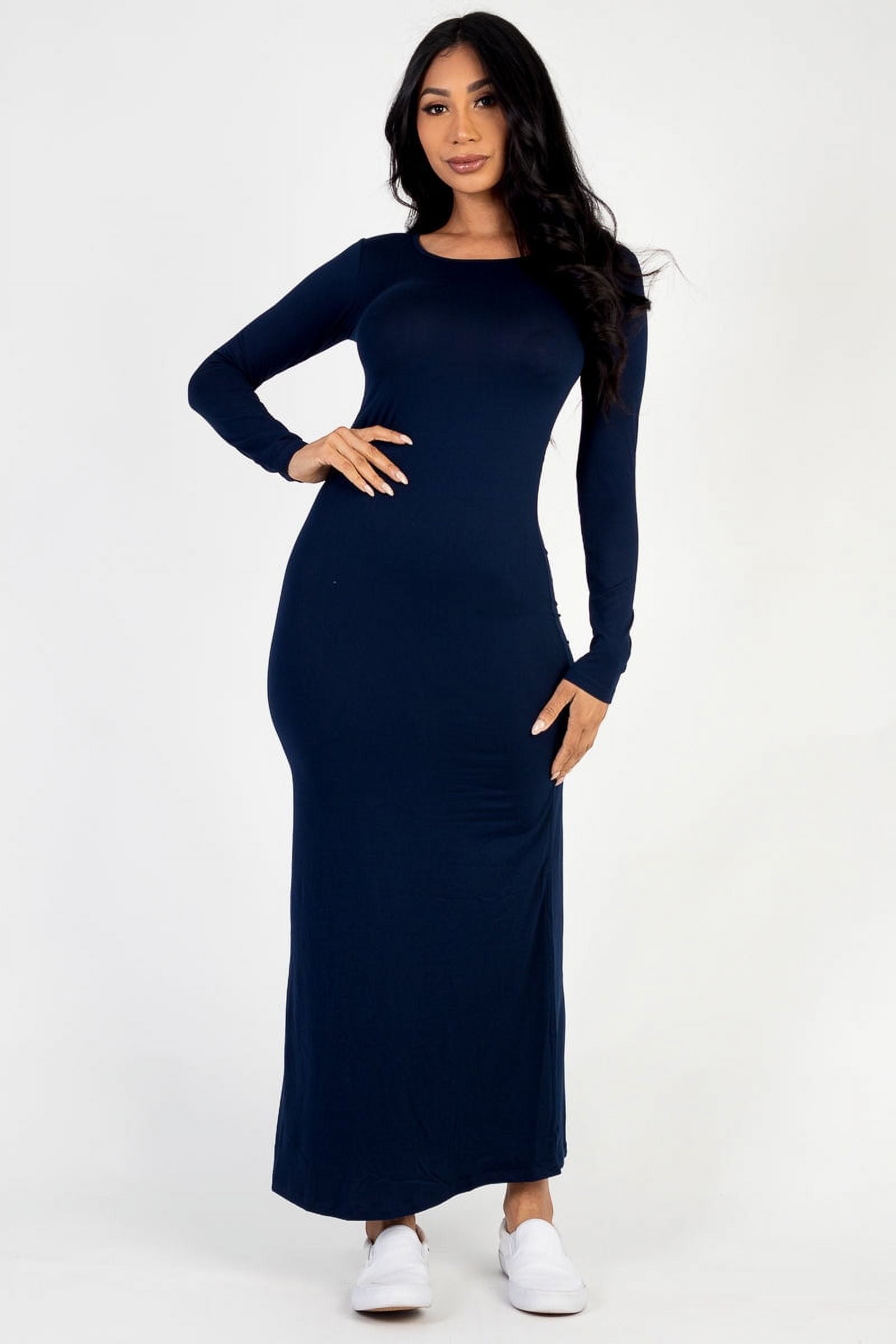 Maxi dress featuring cap sleeves. - Walmart.com