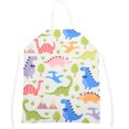 thumbnail image 1 of Cartoon Apron Kitchen Cooking Apron Breathable Apron Oil-proof Apron Reusable Kids Apron, 1 of 8