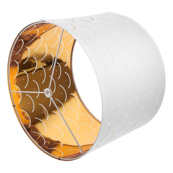 FRCOLOR Simple White Table Lampshade for Modern and Farmhouse Light Fixtures