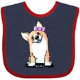 thumbnail image 3 of Inktastic Corgi Puppy Girl Boys or Girls Baby Bib, 3 of 4