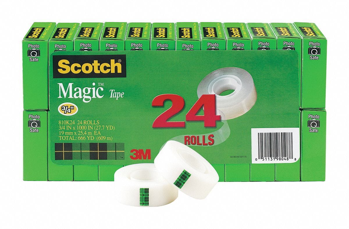 Scotch Magic Tape Refill, 3/4 In. x 500 In. - Rex Hardware