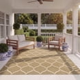 thumbnail image 3 of SAFAVIEH Courtyard Linnet Geometric Indoor/Outdoor Area Rug, Green/Beige, 2' x 3'7", 3 of 10