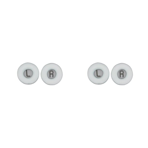 Sidaley 1 par de almohadillas para los oídos, almohadillas para los oídos para juegos, orejeras de malla, protección auditiva, reemplazo para Blanco 2piezas