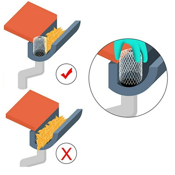Gutter Guard Strainer Aluminum Gutter Guard Strainer Lightweight Aluminum Gutter Guard Strainer Mesh Gutter Downspout Guard For Leaf Rain Filter