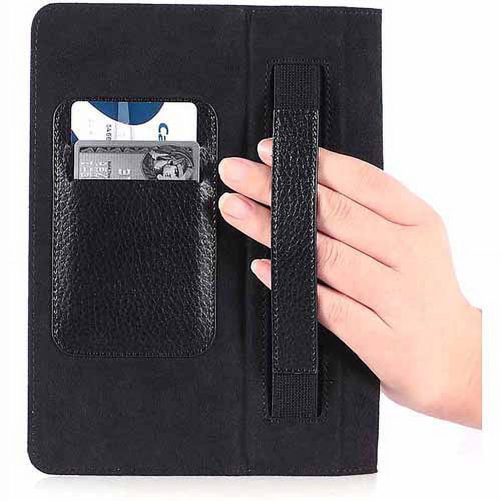 i-Blason Slim Book - Flip cover for tablet - synthetic leather - black - image 3 of 6