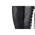 thumbnail image 5 of Dream Apparel Women's Motorcycle Riding Boots Knee High Boots Biker Boots Lace Up, 5 of 6