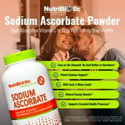NutriBiotic Sodium Ascorbate Buffered Vitamin C Powder, 16 Ounce