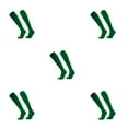 thumbnail image 2 of kurtrusly Football Socks With Style - Comfortable And Breathable For Field And Exercise Does Not Stuffy The Feet Solid Color Socks green Children's code 5Set, 2 of 6