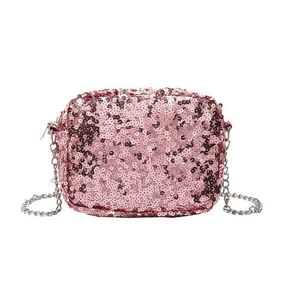 Trendy Women's Handbag With Sequined Detail Evening Purse Chain Strap Shoulder Purses Crossbody Bags