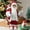 Red RD, variant on ufehgfjh Festival Gift Christmas 12 Inch Santa Claus Doll Standing Santa Claus Doll Window Decoration Supplies Gift