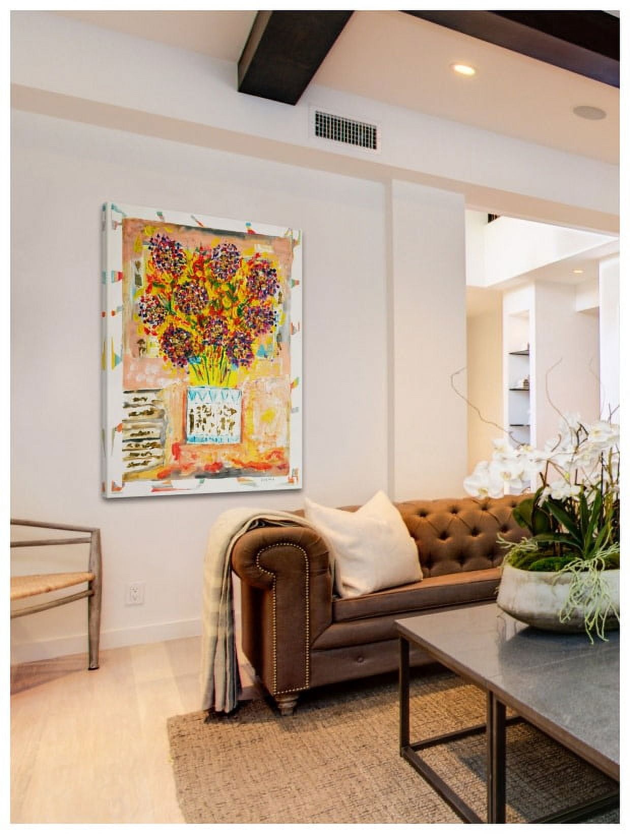 Marmont Hill "Summer Bouquet" by Wayne Ensrud Painting Print on Canvas