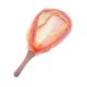 thumbnail image 2 of Red de pesca de malla, de aterrizaje con mango antideslizante, equipo de pesca ligero, red para en botes de agua salada, deportes al libre Naranja, 2 of 8