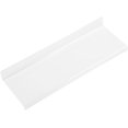 thumbnail image 3 of Computer Keyboard Support, Low Front Lip Keyboard Elevator, Polished Finish, Tilted Office Stable (Transparent),White, 3 of 9