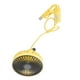 thumbnail image 5 of Ventilador de coche con luz LED, ventilador con clip de ventilación, 3 velocidades, viento fuerte, carga USB para coches, mesas, oficina en casa, amarillo, 5 of 10